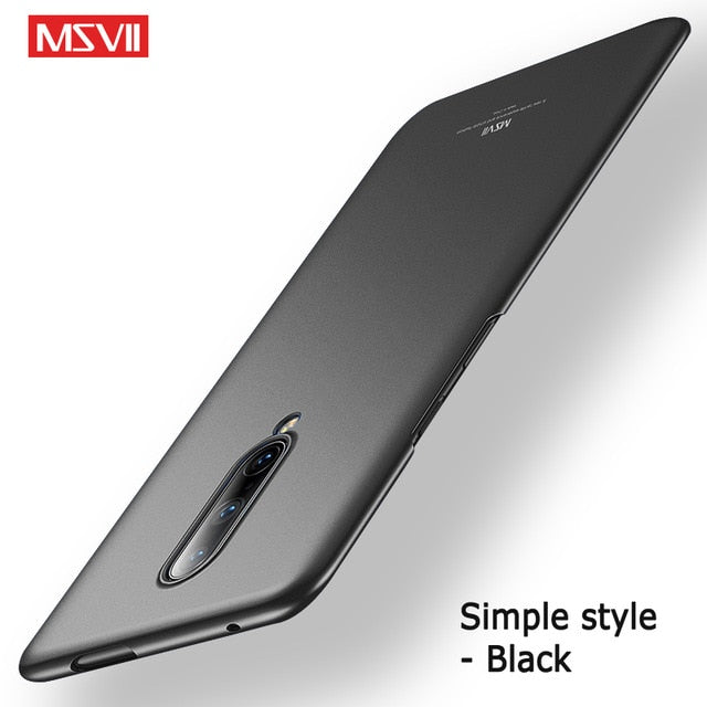 One plus 7 Pro Case Msvii Slim Frosted Coque For Oneplus 6T 6 7 T 7T Pro Case Oneplus8 Hard PC Cover One Plus 8 Pro Nord Cases