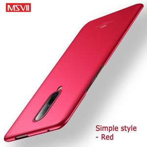 One plus 7 Pro Case Msvii Slim Frosted Coque For Oneplus 6T 6 7 T 7T Pro Case Oneplus8 Hard PC Cover One Plus 8 Pro Nord Cases