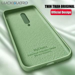 For One plus 7 Pro Case Original Liquid Silicone Soft TPU Full Protective Back Cover For Oneplus 7T 5 5T 6 6T Oneplus7 7 8 Pro